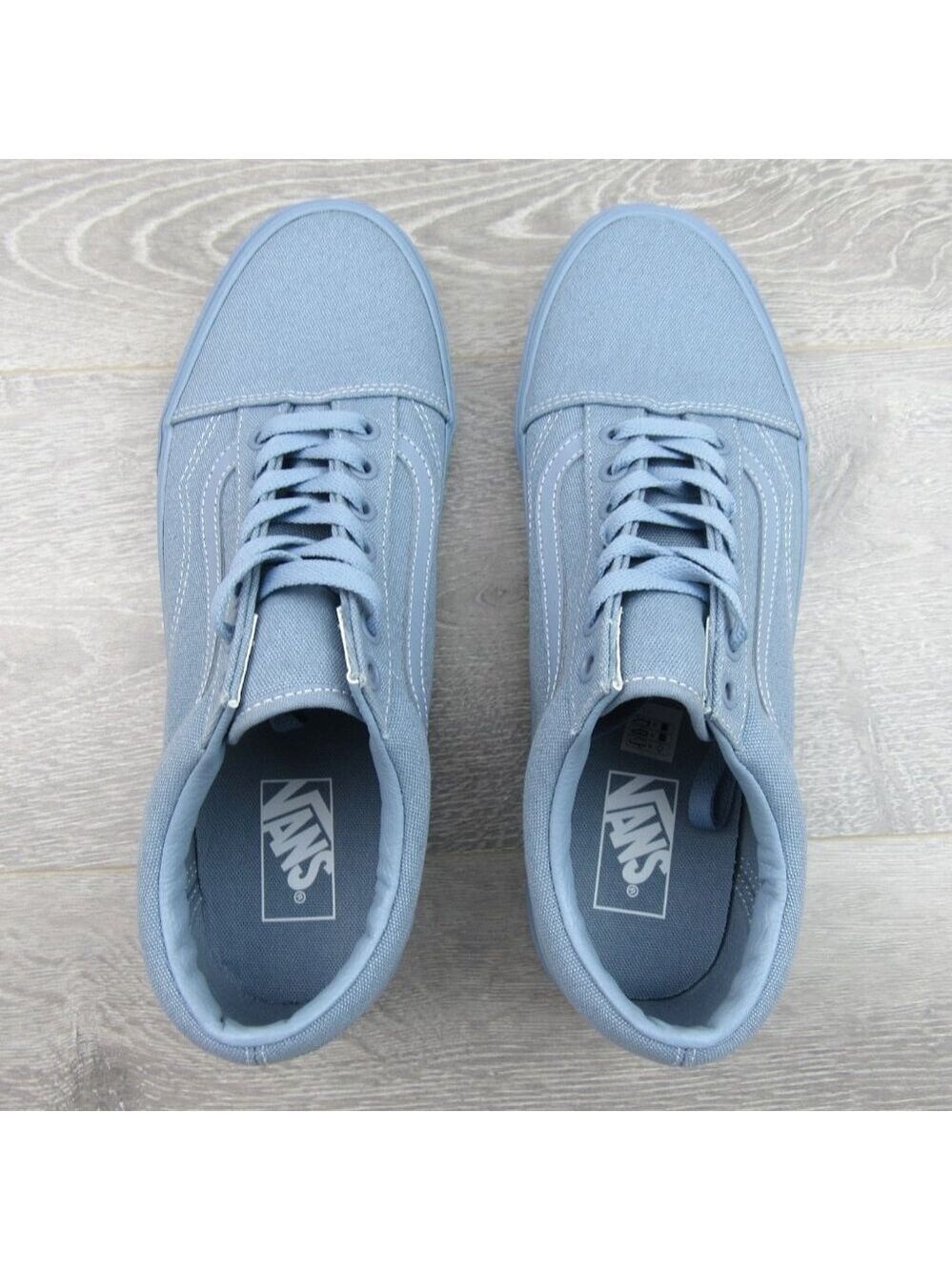 Vans Old Skool Mono Dusty Blue Mens Size 9 Sneakers NEW - Picture 9 of 13